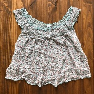 Floral crop top